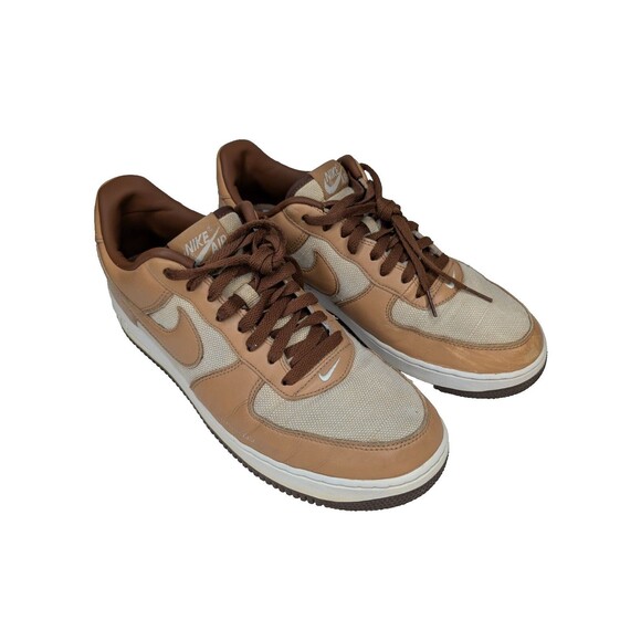 Nike Mens Air Force 1 Low Acorn Sneakers Sz 11.5 Running Basketball DJ6395-100 - Picture 1 of 9